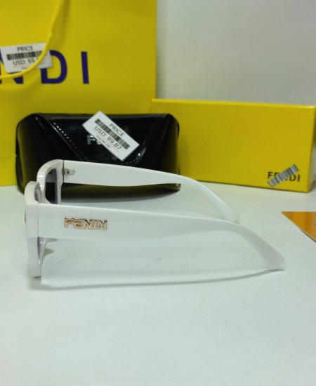 Fndi White Womens Sunglasses-FZ03