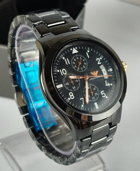 Armani Ceramic Black Watch