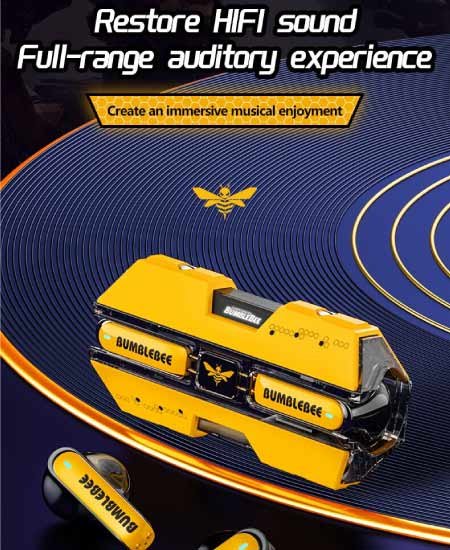 BumbleBee Earbuds Genuine Transformers