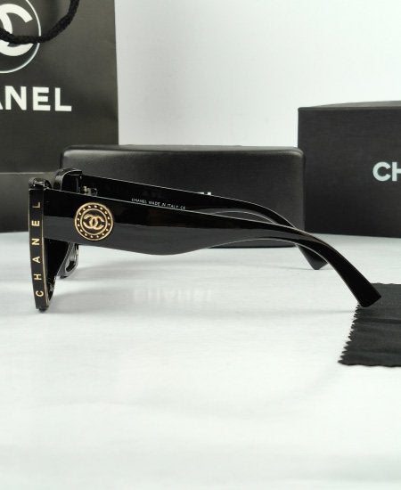 CHANEL Sunglasses Black CHN016