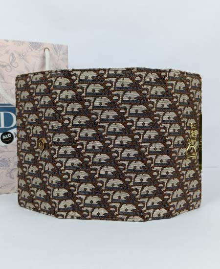 Dior Ladies Wallet Chocolate Brown