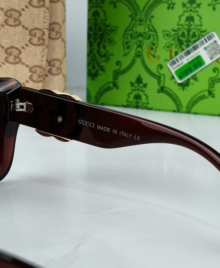 Gucci Sunglasses Oversize Brown GG09