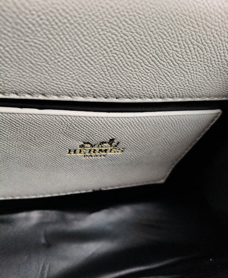 Hermes Handbags White and Red