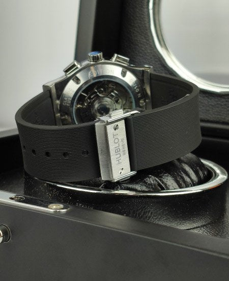 Hublot Watch Black Fusion Skeleton Calander