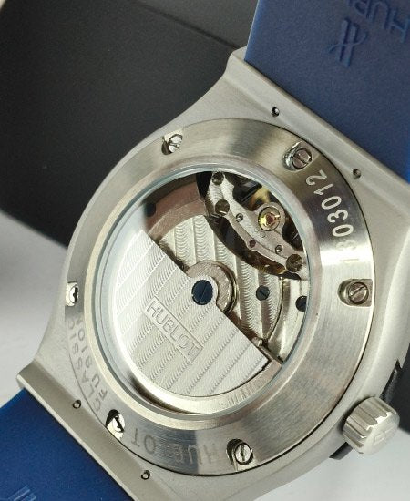 Hublot Watch Matte Fusion Skeleton Blue Strap