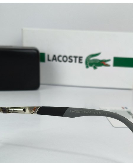 Lacoste Aviator Sunglasses Snow Black
