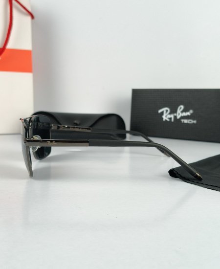 Ray Ban Sunglasses Gun-Metal Square