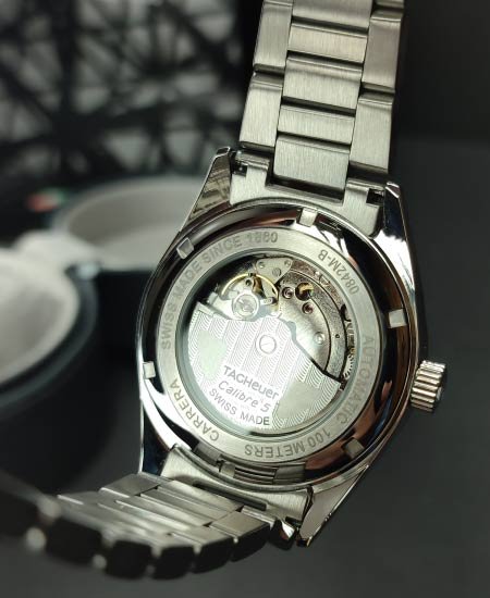 TAG Heuer watch Carrera Calibre 5 Black Dail Two Tune