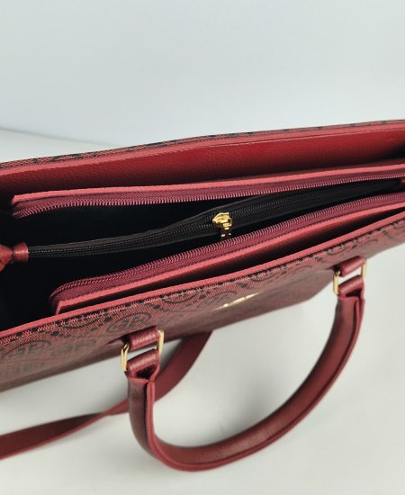 Tory Burch Never Full Handbag Mehroon
