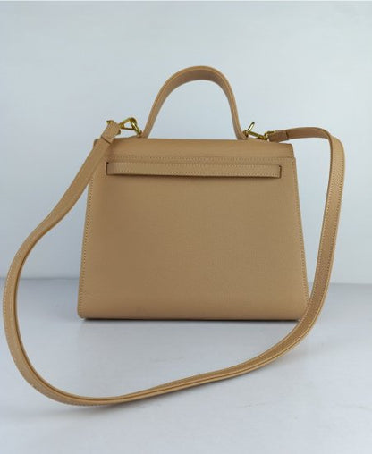 Hermes Kelly Handbags Beige in Original Leather