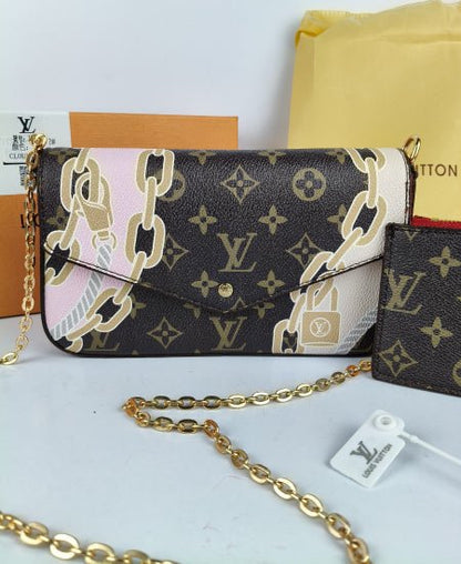 LV Ladies Hand Carry 3Pc Red