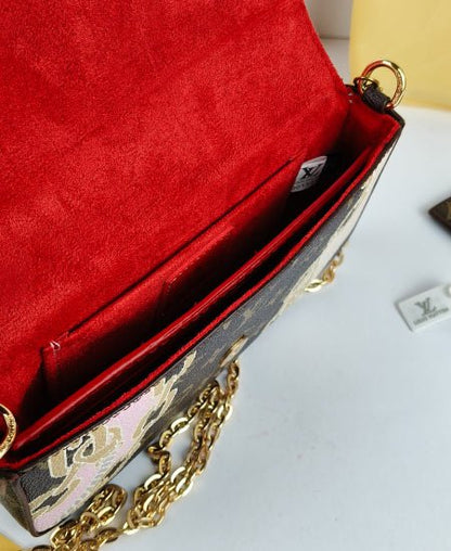 LV Ladies Hand Carry 3Pc Red
