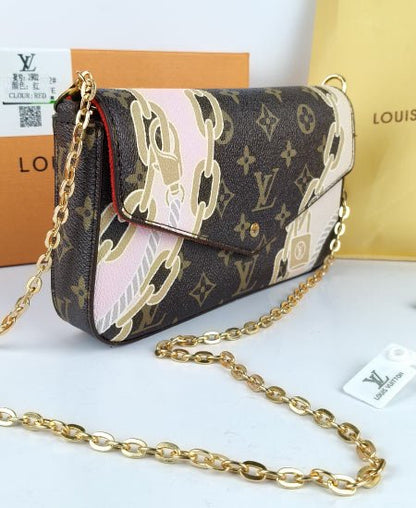 LV Ladies Hand Carry 3Pc Red