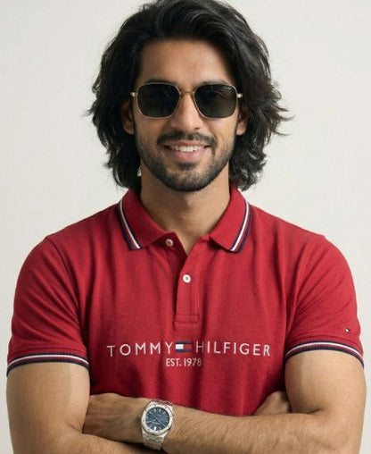 Tommy Hilfiger Red Polo Shirt