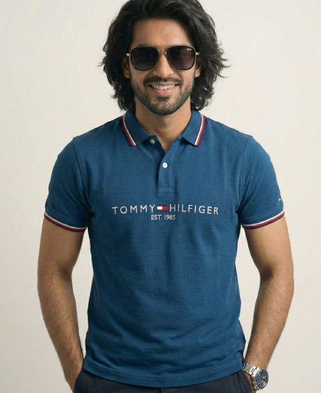 1.1 Tommy Hilfiger Royal Indigo Polo Shirts