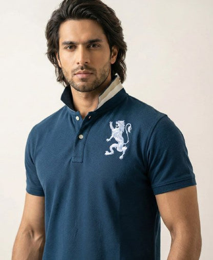 Giordano Polo Shirt Ocean Blue