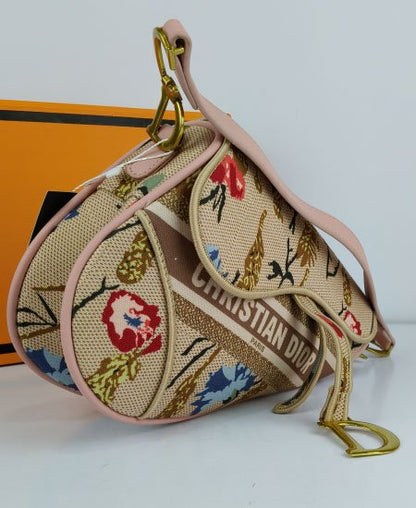 1.9 DI-OR Saddle Jacquard Handbag