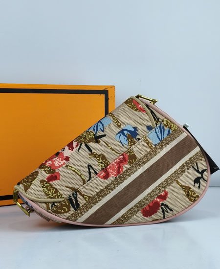 1.9 DI-OR Saddle Jacquard Handbag