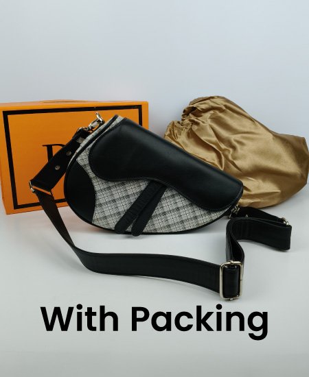 1.9 DI-OR Saddle White Leather Handbag