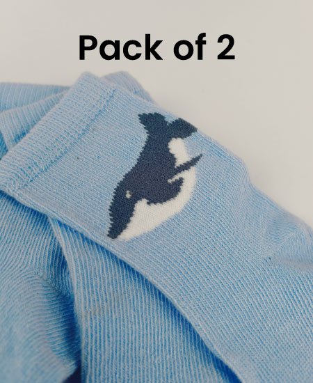 Z Kid's Cotton Winter Socks Pack of 2 (6M-1Year) D1