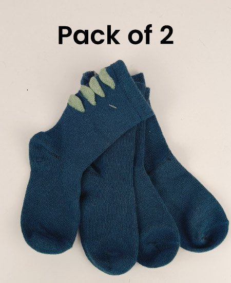 Z Kid's Cotton Winter Socks Pack of 2 (1Year) D11