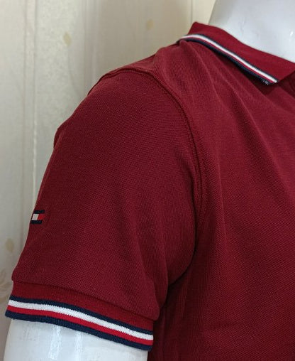 2.1 Tommy Hilfiger Mehroon Polo Shirts
