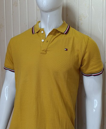 Tommy Hilfiger Mustard Polo Shirts
