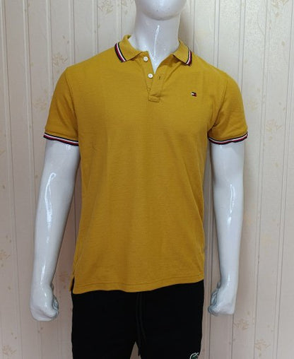 Tommy Hilfiger Mustard Polo Shirts