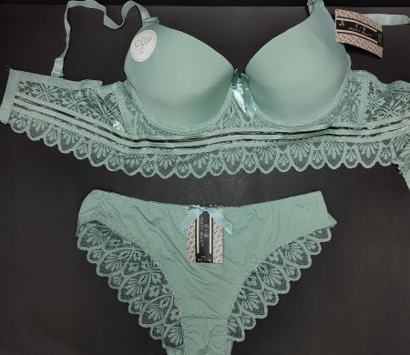 2pc Bra Green Felicity 46