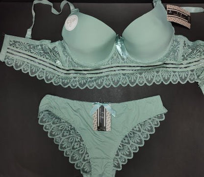 2pc Bra Green Felicity 46