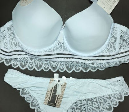 2pc Bra Sky Blue Felicity 46