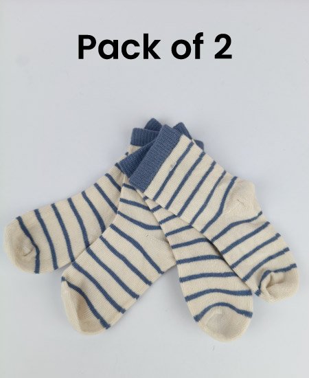 Z Kid's Cotton Winter Socks Pack of 2 (1-2Year) D18