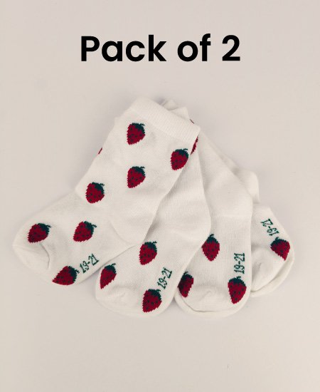 Z Kid's Cotton Winter Socks Pack of 2 (1Y-2Year) D3