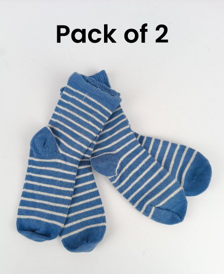 Z Kid's Cotton Winter Socks Pack of 2 (1Y-2Year) D5
