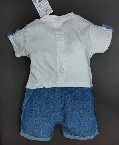 A Denim Day Prental Romper