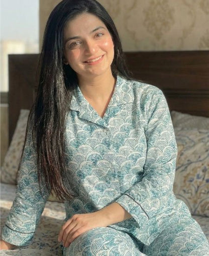 A Za Ra Ark Green Sleepwear PJ's