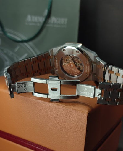 AP Royal Oak Luxury Skeleton Watch 15407ST.OO.1220ST.01