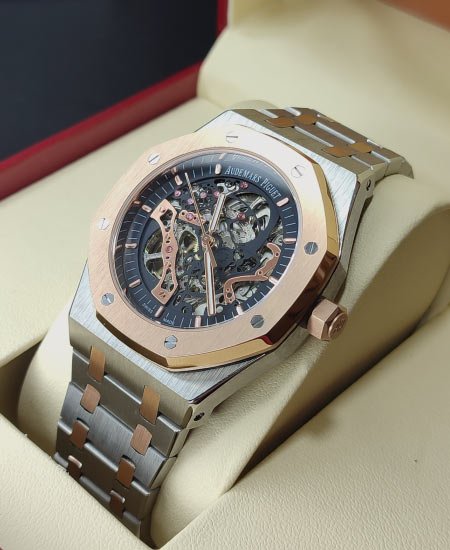 AP Royal Oak Luxury Skeleton Watch 15407ST.OO.1220ST.01