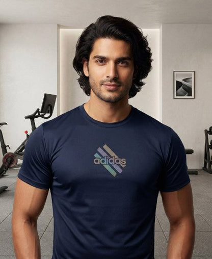 Adidas T-Shirts Dark Blue