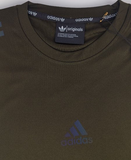 Adidas T-Shirts Khaki Green