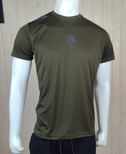 Adidas T-Shirts Khaki Green