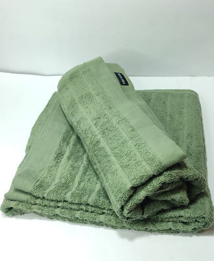 Bath Towel Elegant Natural Green
