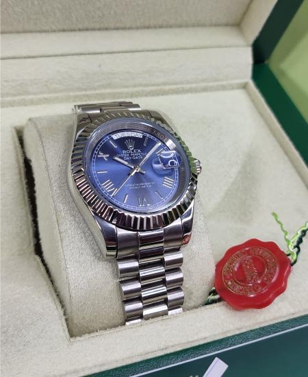 Rolex watch Day-Date Men's Watch White Gold Blue Dial 228239