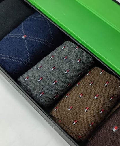 TOMY HIFIGR GIFT BOX ARGYLE MIX SOCKS