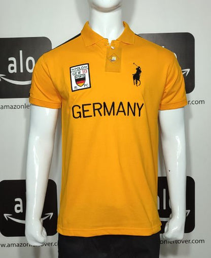 Germany Polo Shirt Mustard