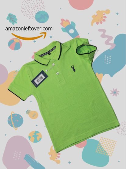 Boys Polo Shirt parrot Green