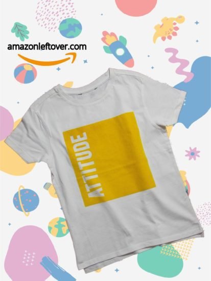Kids Boys tshirt Attitude