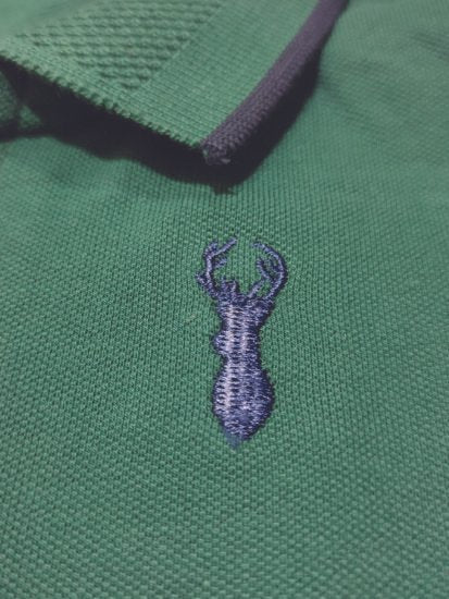 Boys Polo Shirts Flag Green