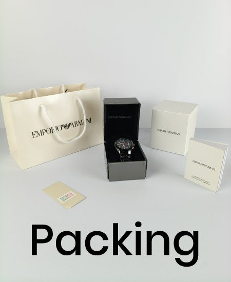 Armani Ceramic Black Watch