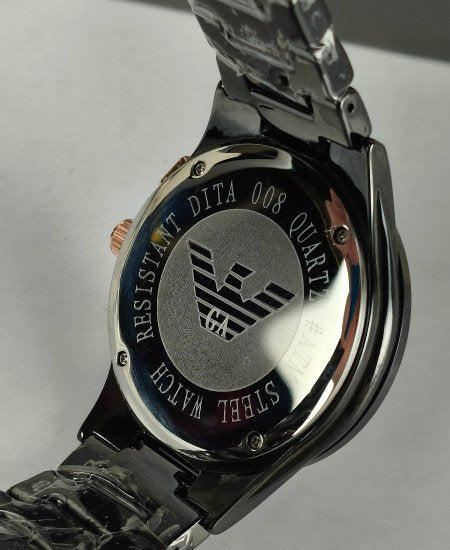 Armani Ceramic Black Watch